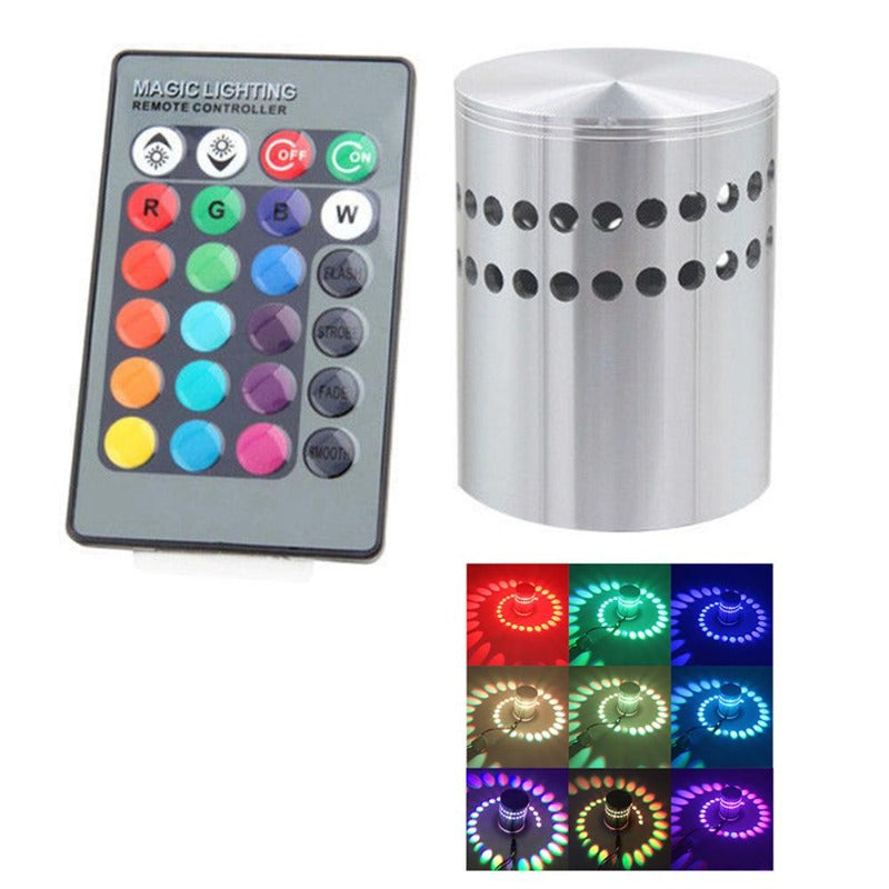 Avelena | Spiral Led Wandleuchte Mit Fernbedienung