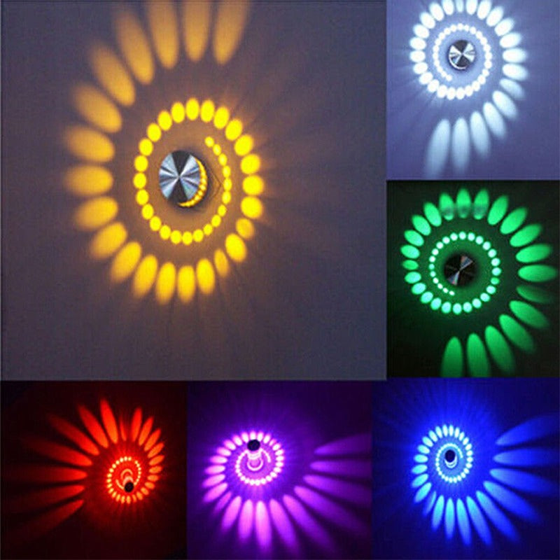 Avelena | Spiral Led Wandleuchte Mit Fernbedienung