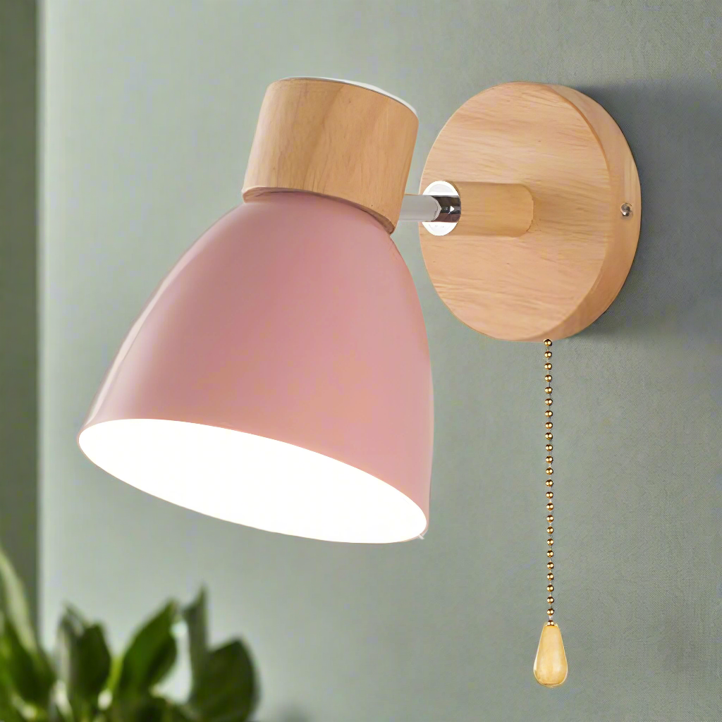 Avelena | Frendorf - Nordic-modern hanging switch wall lamp made of wood