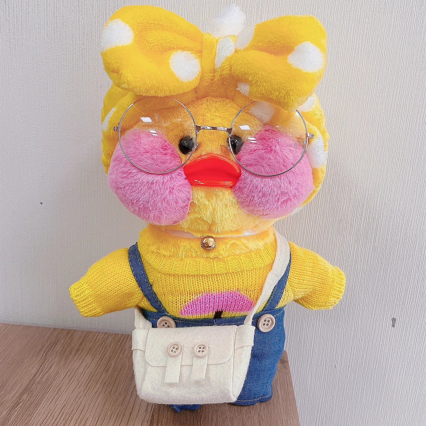 Avelena | Beholdelig 30Cm Lalafanfan Kaffeente Plusschock