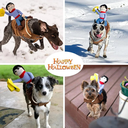 Avelena | Halloween Cowboy Dog Costume Outfit