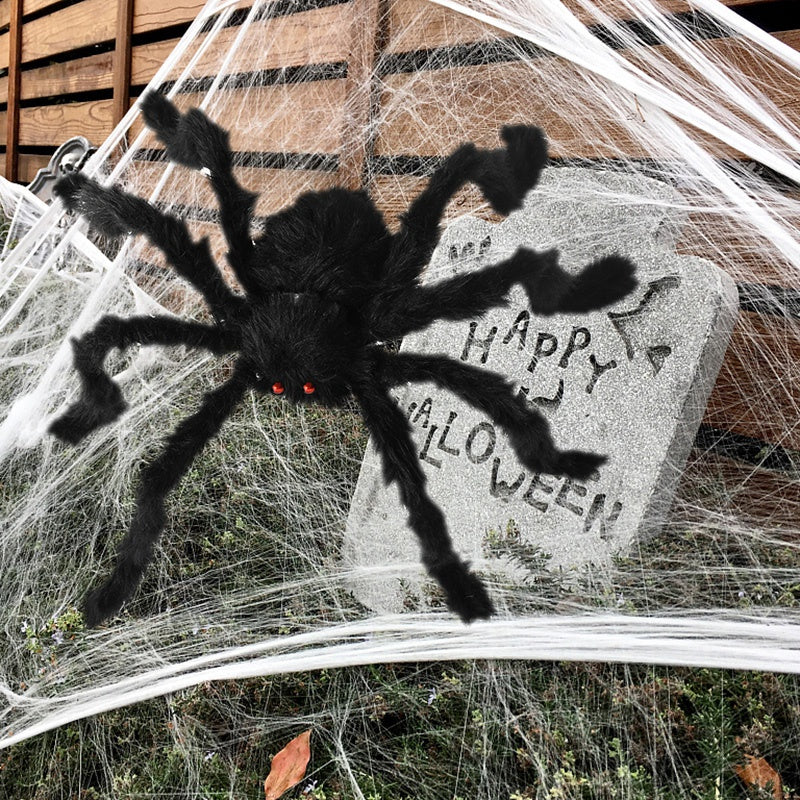 Avelena | CreepyCrawl Riesenspinne – Realistisches Halloween Gartenrequisite
