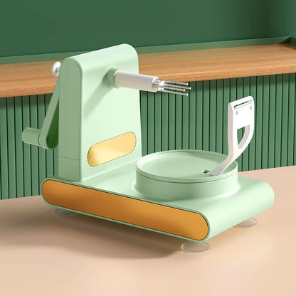 Avelena | Einfacher Gemüse- und Obstschäler mit Handkurbel – Für müheloses Schälen