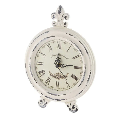 Avelena | Vintage Holzstil Tischuhr mit Alarm