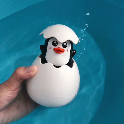 Avelena | Baby Bade Spielzeug Kinder Süße Ente und Pinguin Ei