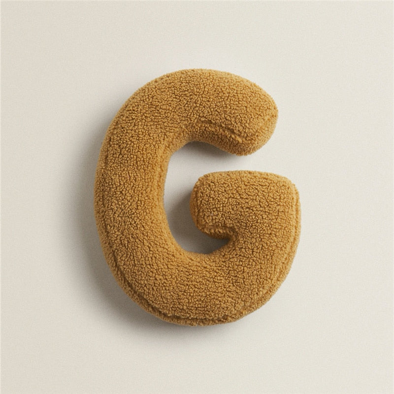 Avelena | Alphabet Letter Fleece Kissen