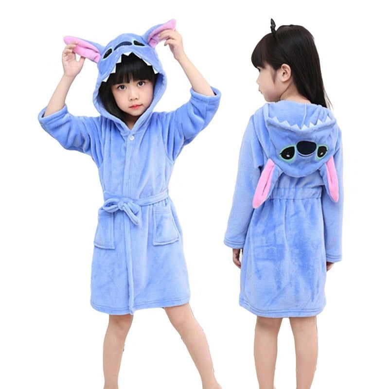 Avelena | Kinder Einhorn Bademantel