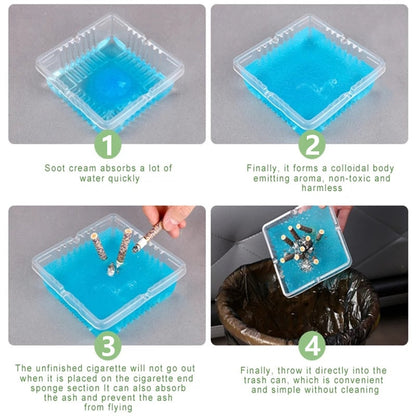 Avelena | Einweg-Praktischer Aschenbecher Geruchsentfernung Saubere Luft Sand Gel