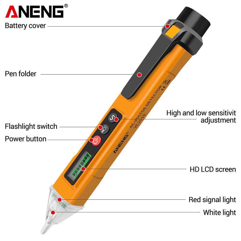 Avelena | Digital AC DC Spannungsdetektoren Tester Stift