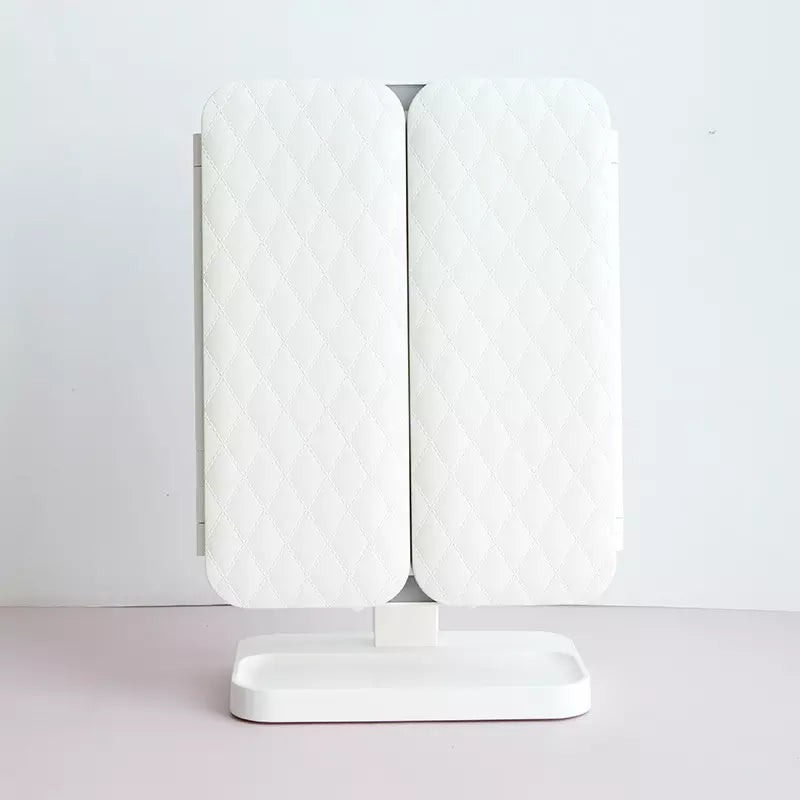 Avelena | Vanity Mirror Trifold Make-Up Spiegel mit Dreifarbiger Led-Beleuchtung