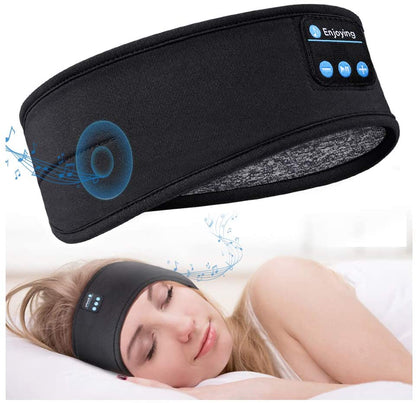 Avelena | Bluetooth Schlafmaske – Bluetooth 5.0 – Gurtgröße 27 X 10 Cm – Wanduhr