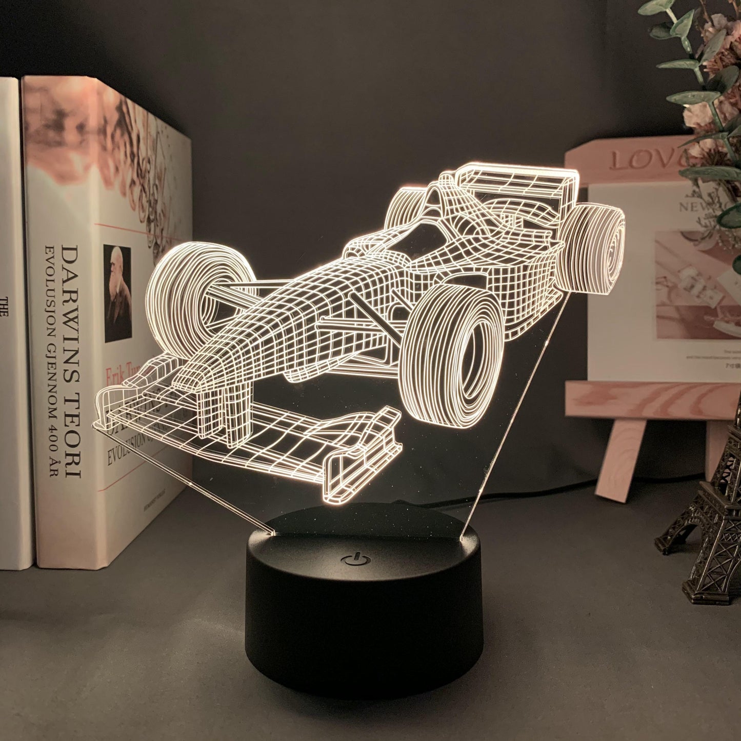 Avelena | Formel-1-3D-Illusionslampe mit Farbmodus