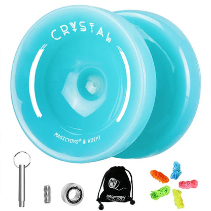 Avelena | K2 Crystal Yo-Yo - Doppelzweck Responsiv für Anfänger - Uresponsiv Lager
