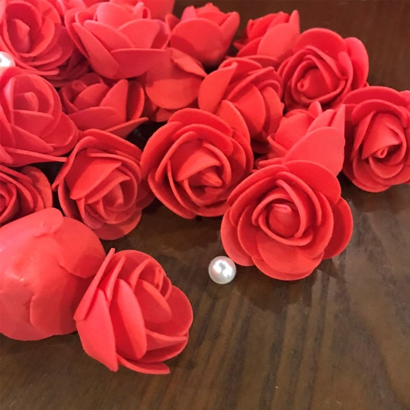 Avelena | Schaumrose für Bjørn Künstliche Blumen Diy Geschenke Box