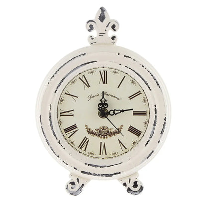 Avelena | Vintage Holzstil Tischuhr mit Alarm