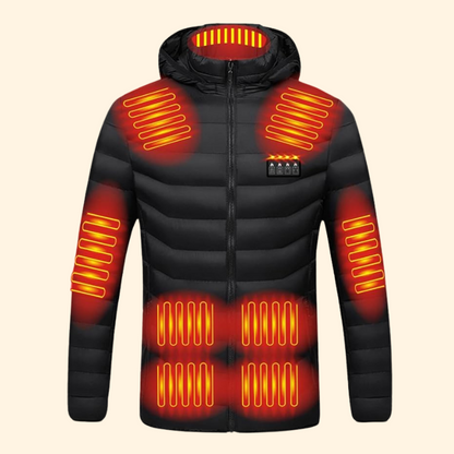 Avelena | Herren- & Damen-Heizjacke – Beste wiederaufladbare beheizte Pufferjacke, leichte batteriebetriebene Winterjacke UK