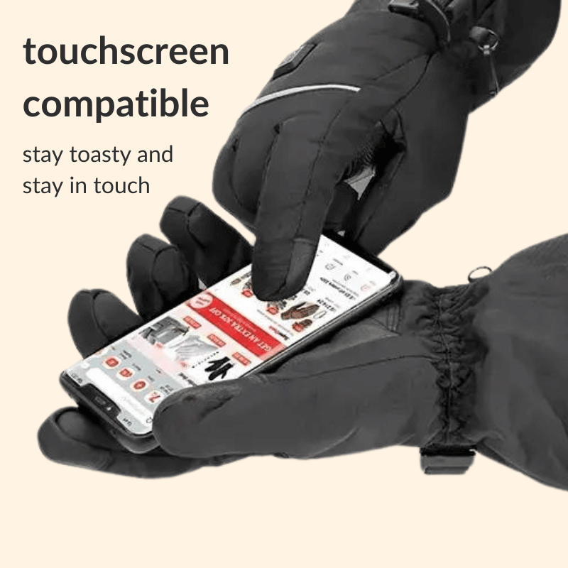 Avelena | beheizte Handschuhe | wasserabweisend, touchscreen-kompatibel und ideal für Outdoor-Winteraktivitäten