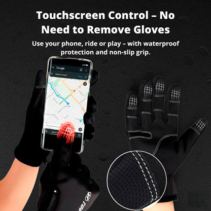 Avelena | beheizte Handschuhe für Männer UK – thermische wasserdichte Winterhandschuhe mit Heizung & Touchscreen-Griff