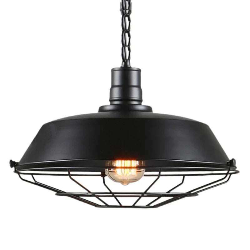 Avelena | Vintage Loft Pendelleuchte: Industrielle Retro Eisen Deckenleuchte Kronleuchter für Salon, Restaurant, Bar, Küche