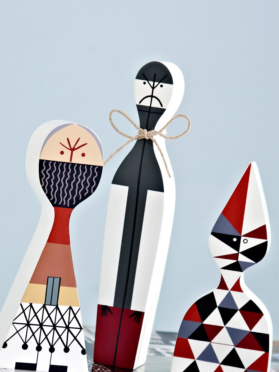 Avelena | Heimdekoration Wohnzimmer Kawaii Accessoires Skulpturen & Figuren Charakterformen Niedliche Holz Handgefertigt Europa Haushaltsgegenstände