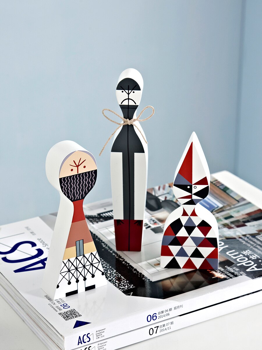 Avelena | Heimdekoration Wohnzimmer Kawaii Accessoires Skulpturen & Figuren Charakterformen Niedliche Holz Handgefertigt Europa Haushaltsgegenstände