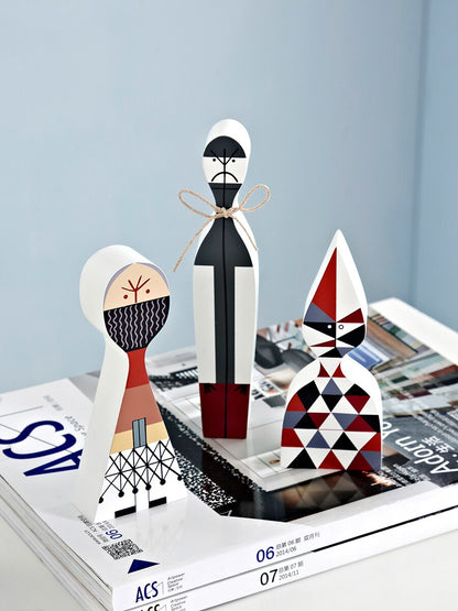 Avelena | Heimdekoration Wohnzimmer Kawaii Accessoires Skulpturen & Figuren Charakterformen Niedliche Holz Handgefertigt Europa Haushaltsgegenstände