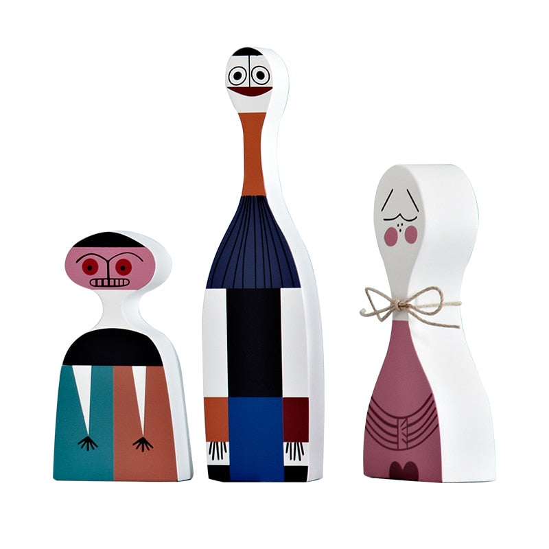 Avelena | Heimdekoration Wohnzimmer Kawaii Accessoires Skulpturen & Figuren Charakterformen Niedliche Holz Handgefertigt Europa Haushaltsgegenstände