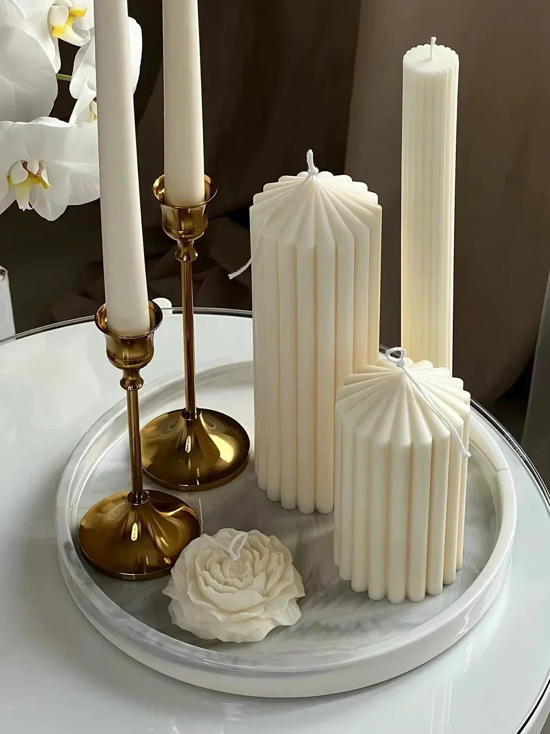 Avelena | Luxuriöse Aromatische Duftkerze | Für herrliche Düfte im Wohnzimmer