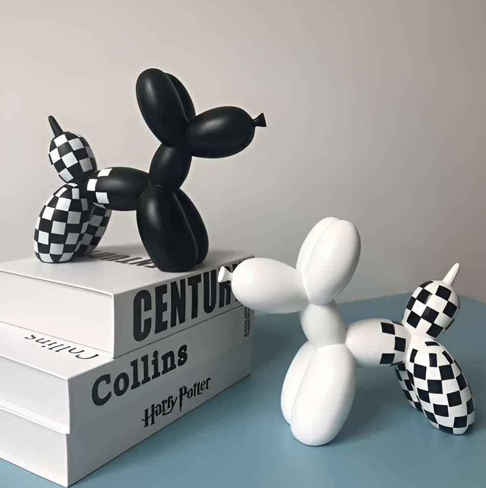 Avelena | Balloon Pup Art - Kreatives Ballonhund-Design für die Heimdekoration