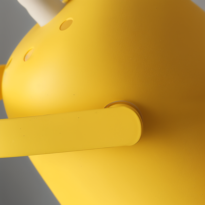 Avelena | Macaron Tischlampe - Nordische gelbe Schreibtischlampe - Verstellbare Lampe