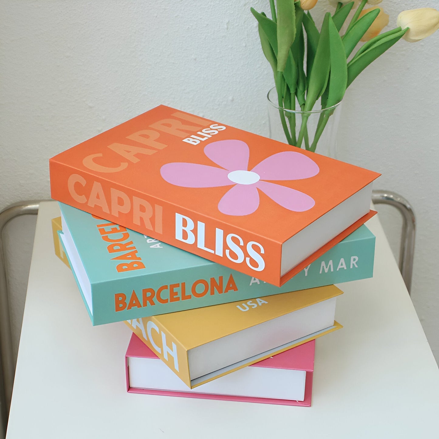 Avelena | ChicFaux Deko Bücher - Kaffeetisch Bücher - Bücher zur Dekoration