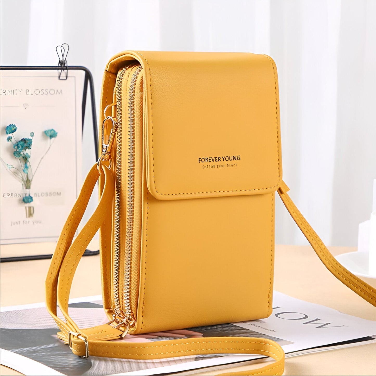Avelena | Carry- Stilvolle Crossbody Geldbörse & Telefonhalter Tasche