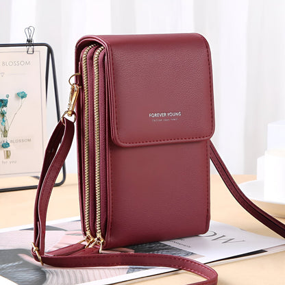 Avelena | Carry- Stilvolle Crossbody Geldbörse & Telefonhalter Tasche