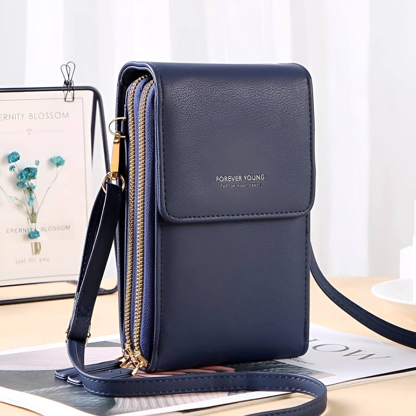 Avelena | Carry- Stilvolle Crossbody Geldbörse & Telefonhalter Tasche