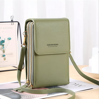 Avelena | Carry- Stilvolle Crossbody Geldbörse & Telefonhalter Tasche