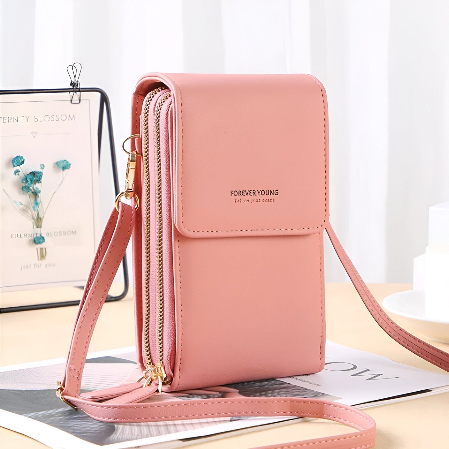 Avelena | Carry- Stilvolle Crossbody Geldbörse & Telefonhalter Tasche