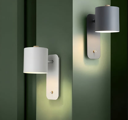 Avelena | EasyPush WallLight - Drehbare Mini Cylinder LED Lampe