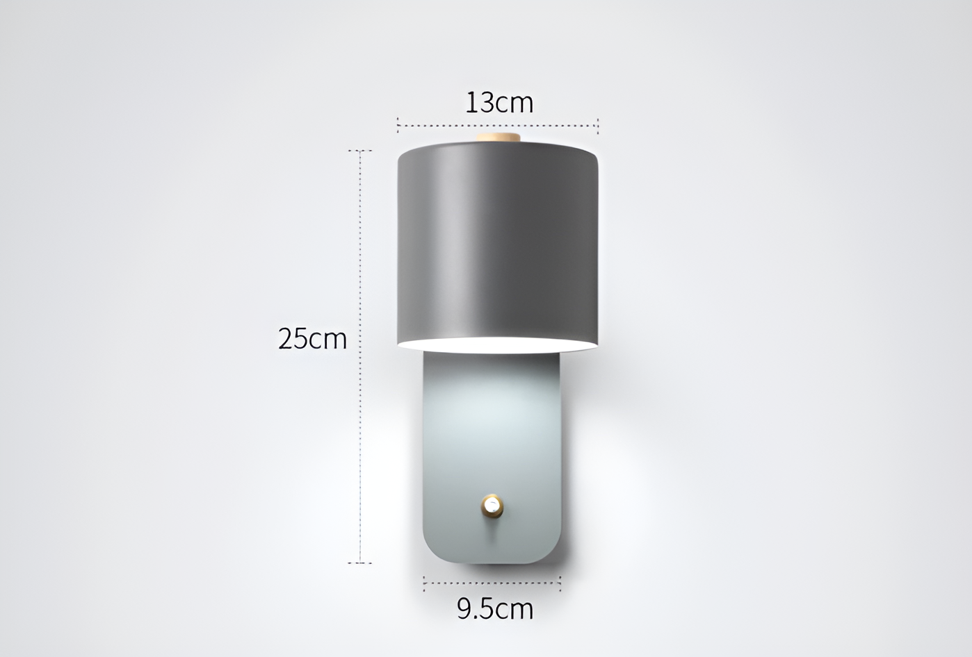 Avelena | EasyPush WallLight - Drehbare Mini Cylinder LED Lampe