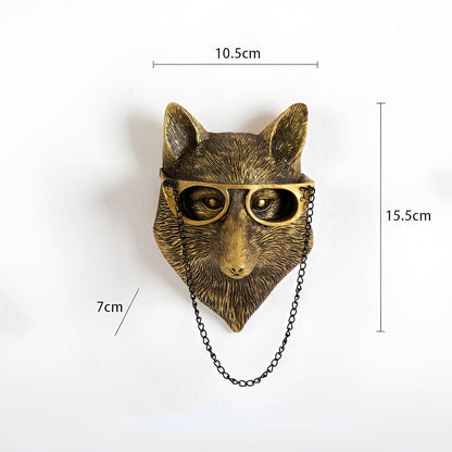 Avelena | Golden Head - Multifunctional Head Wall Hook Decoration and Wall Storage