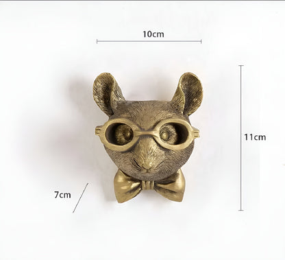 Avelena | Golden Head - Multifunctional Head Wall Hook Decoration and Wall Storage