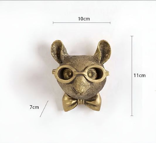 Avelena | Golden Head - Multifunctional Head Wall Hook Decoration and Wall Storage