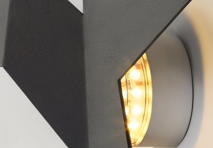 Avelena | OriTori Wandleuchte - Geometrische Origami Vogel Wandleuchte - Japanischer Stil Wandleuchte Design