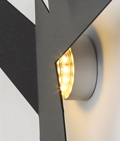 Avelena | OriTori Wandleuchte - Geometrische Origami Vogel Wandleuchte - Japanischer Stil Wandleuchte Design