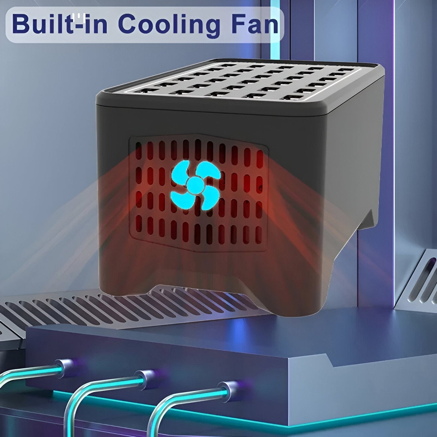 Avelena | PowerPort Pro 30 - Universelle Multi-USB-Ladegerät mit 30 Anschlüssen