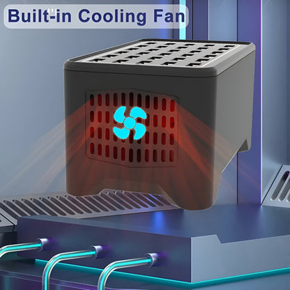 Avelena | PowerPort Pro 30 - Universelle Multi-USB-Ladegerät mit 30 Anschlüssen