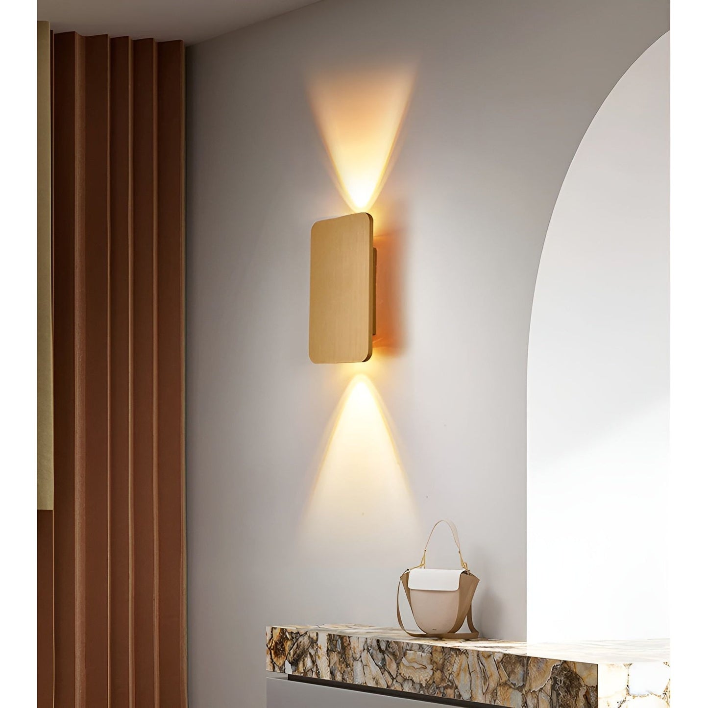 Avelena | Licht - Moderne rechteckige LED-Treppenhausleuchte