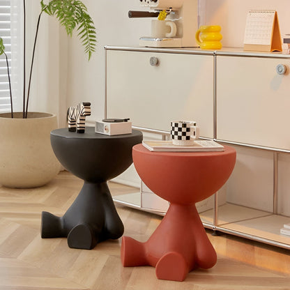 Avelena | Ylix – Luxuriöser runder Couchtisch für Wohnzimmer oder Seitenspace