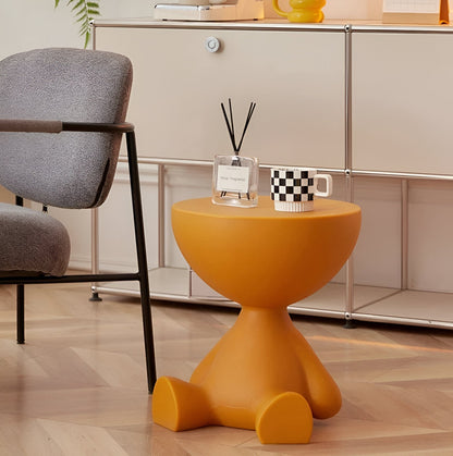 Avelena | Ylix – Luxuriöser runder Couchtisch für Wohnzimmer oder Seitenspace