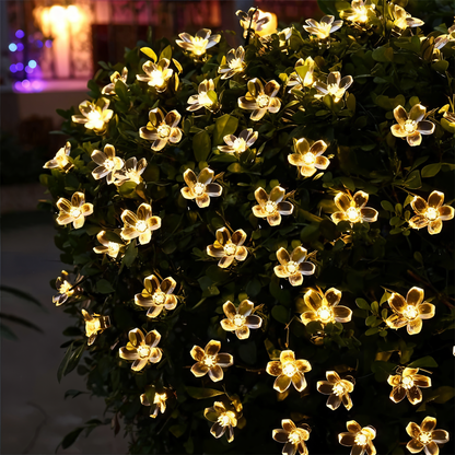 Avelena | Sparkle Lichterkette - Dekorative Kugel, Blumen, Stern, Schneeflocke LED Lichterkette