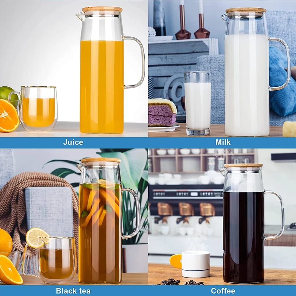 Avelena | 1.2L hitzebeständiger Glaskrug